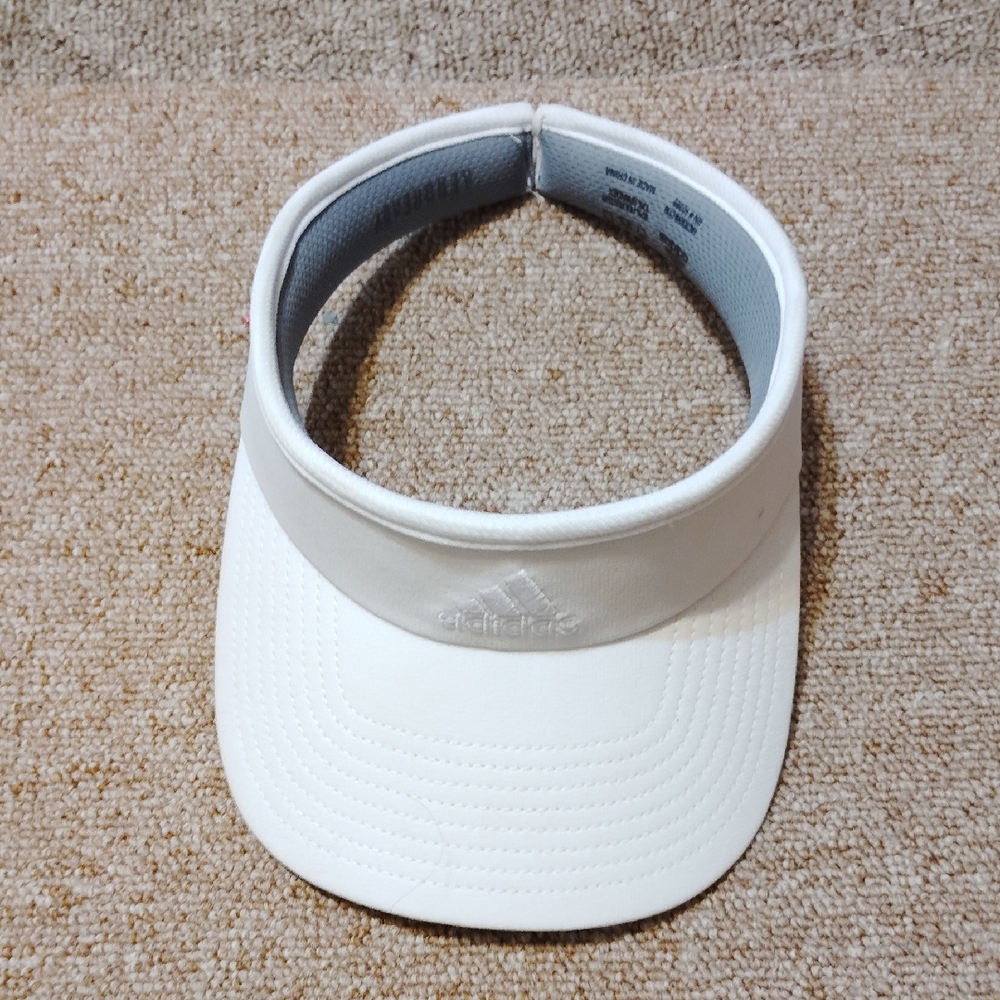 Adidas Classic White Sports Visor